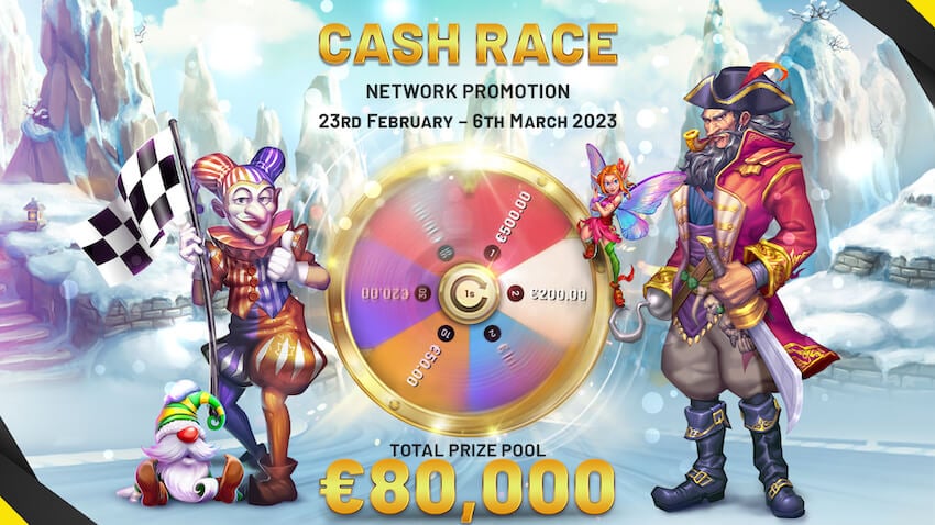 Cash Race Network Promotion - Betsoft