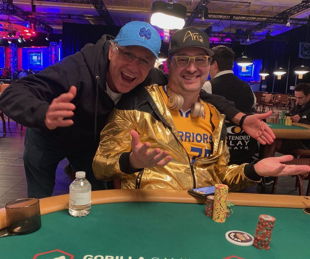 Eli Elezra and Phil Hellmuth